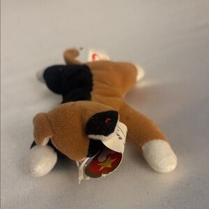 Ty Plush Dog Toy in Brown and Black